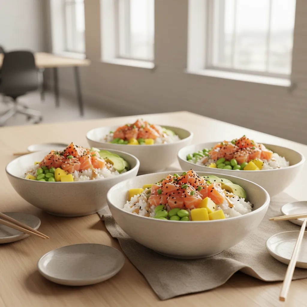 Pokebowls fra catering i Søgne