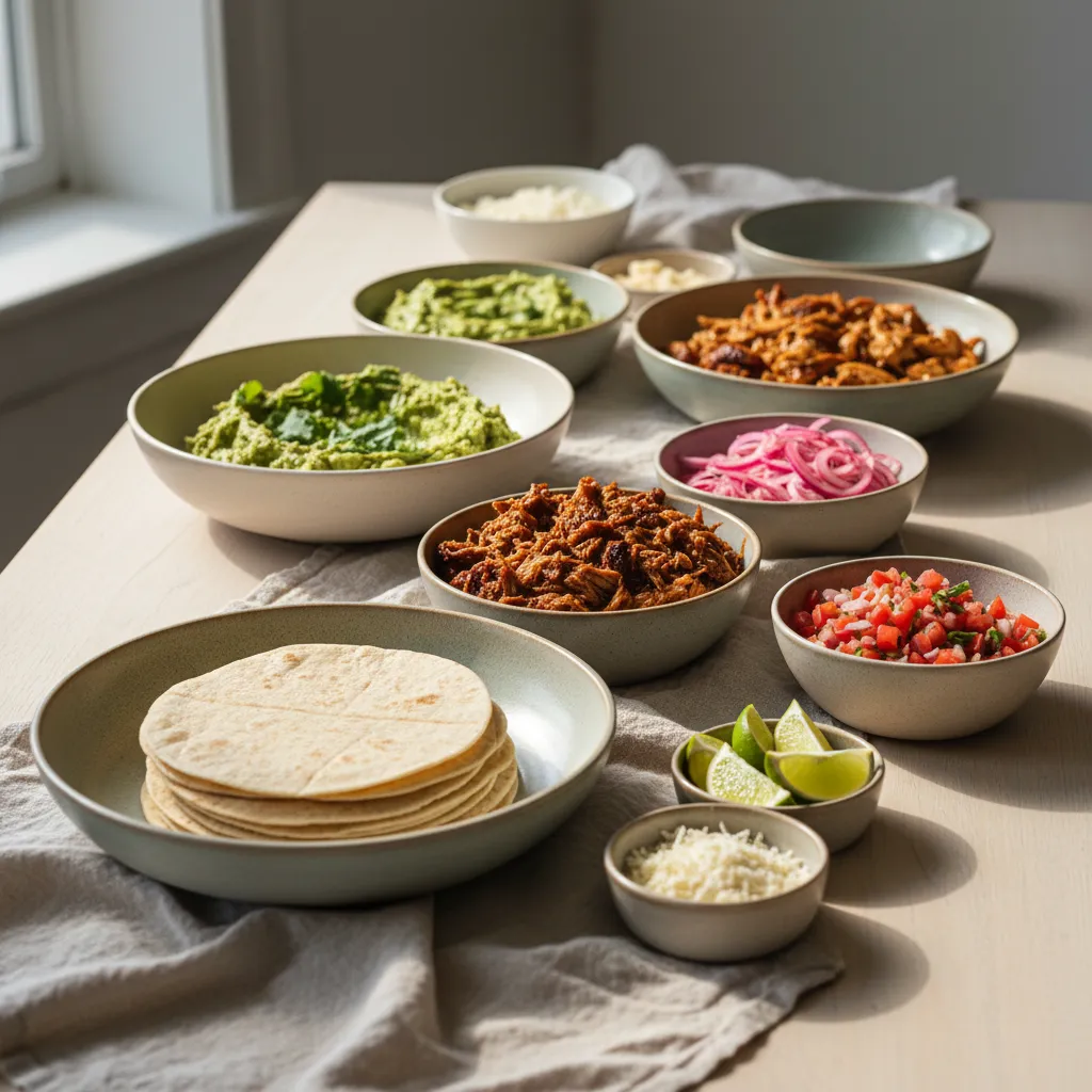 Tacobar fra catering i Vennesla