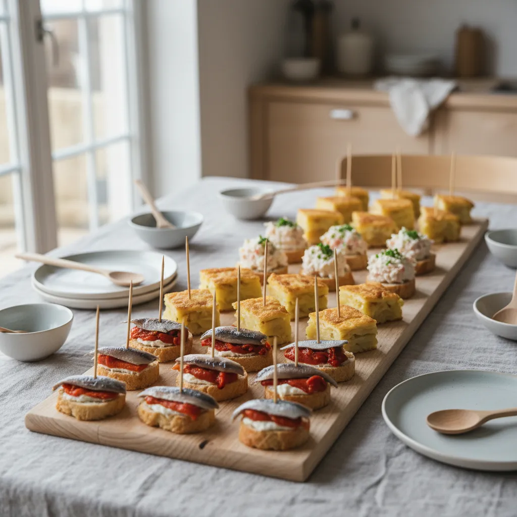 Småretter med bacalao fra catering i Kabelvåg
